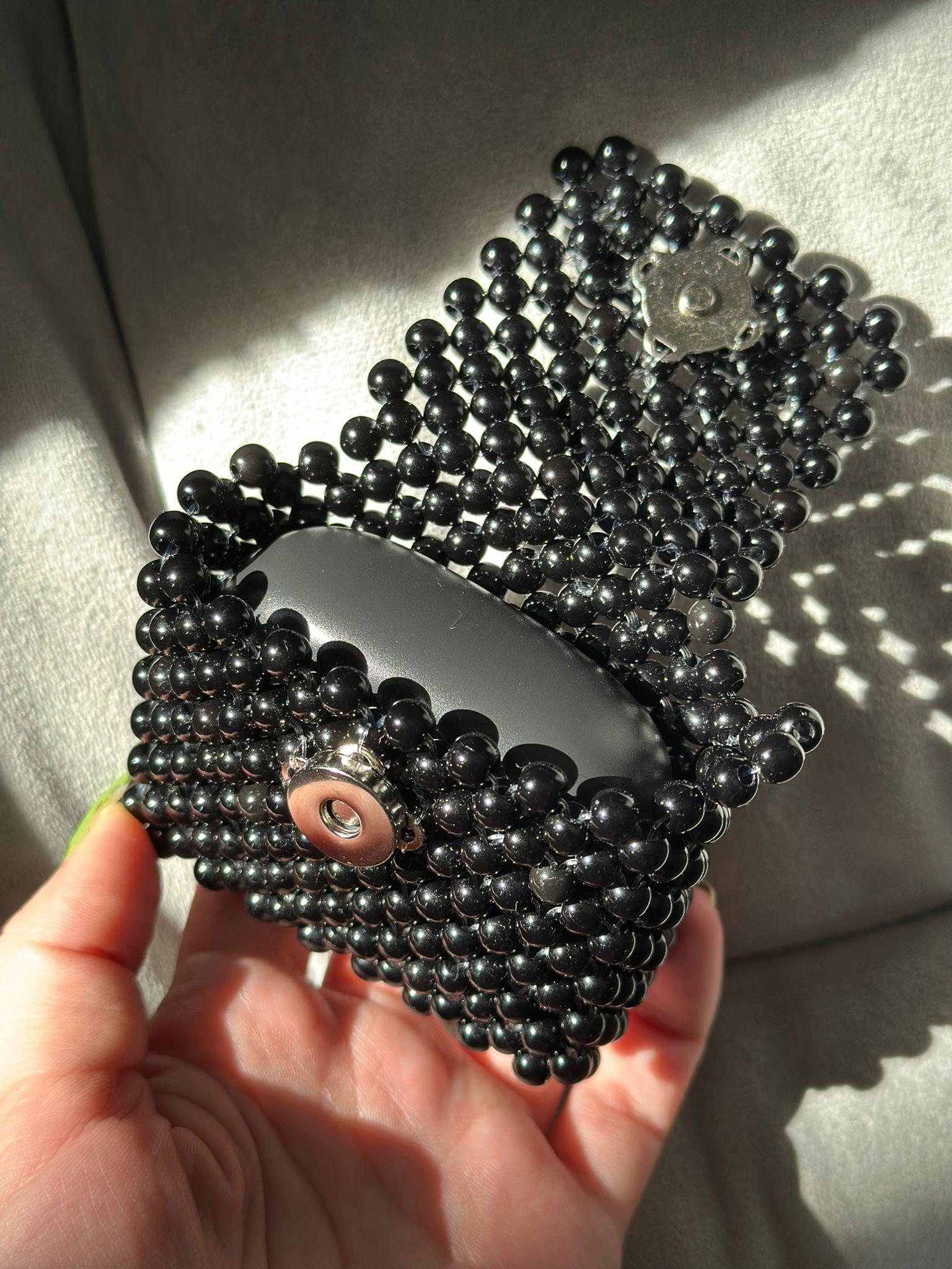 Custom Pearl Beaded AirPods Case