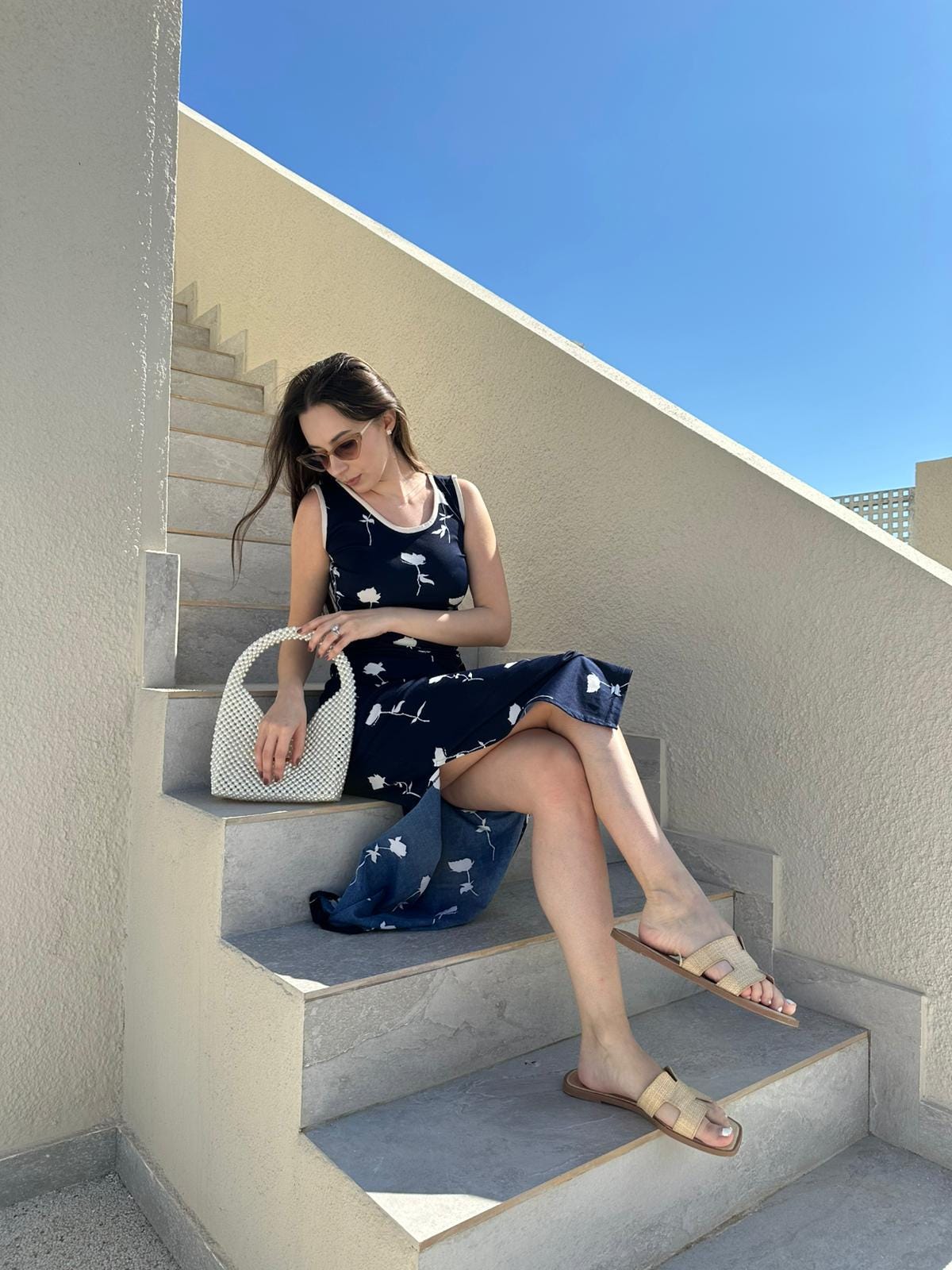 COCO Pearl Beaded Shoulder Bag