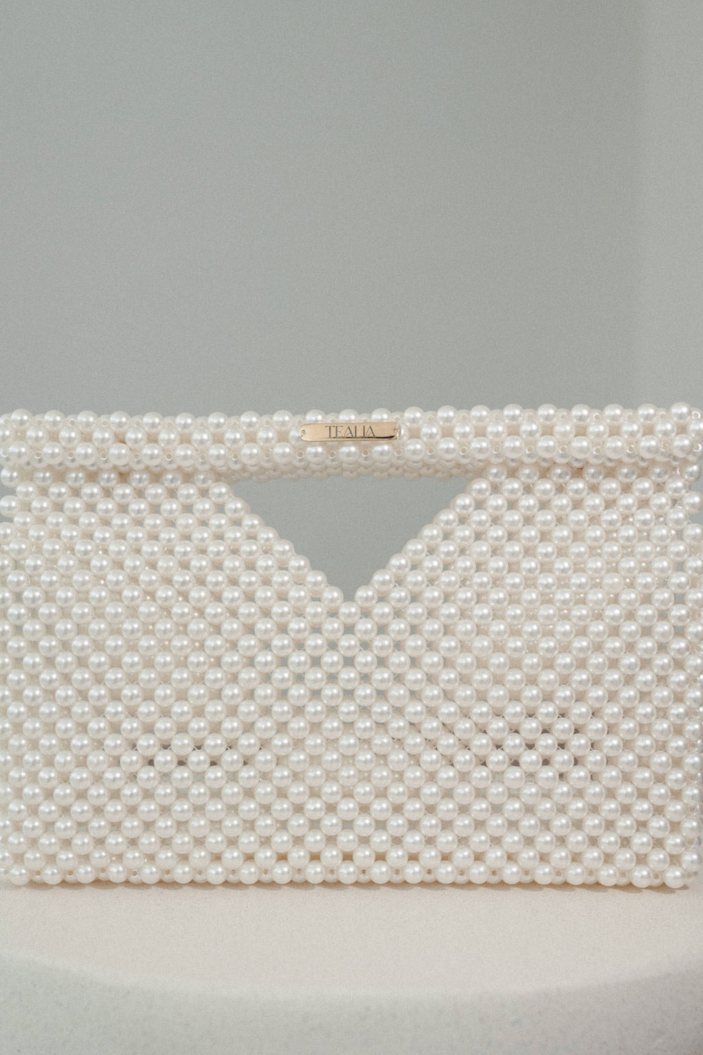 ALBA Pearl Beaded Bag - Wedding Clutch