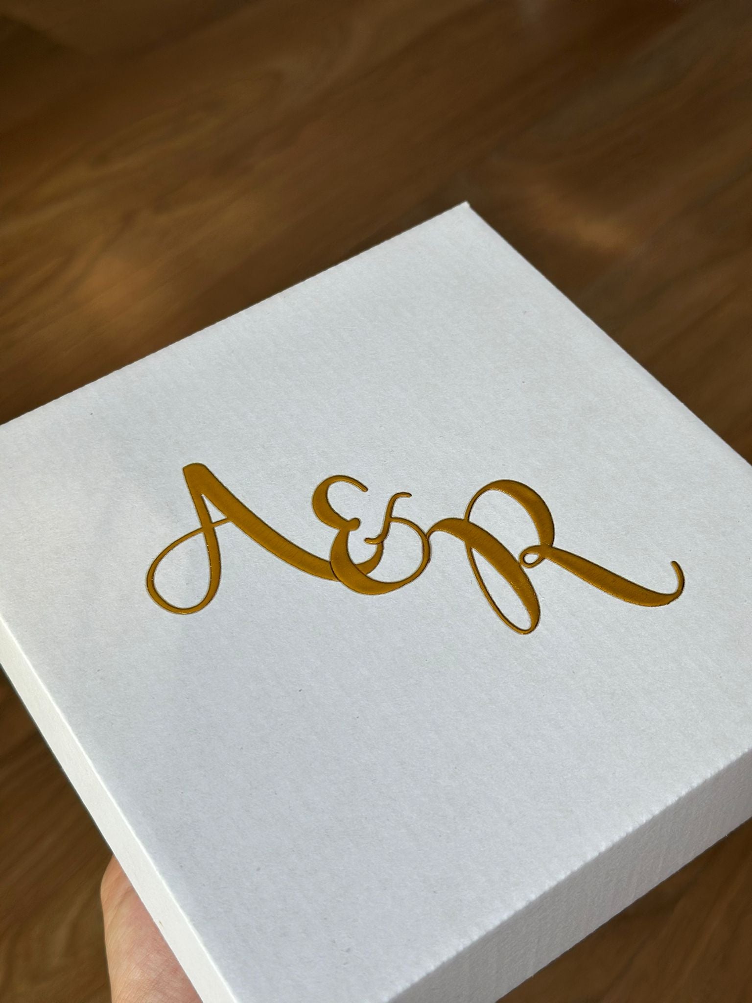 COUPLE BOX – Personalized Letter Keychains for Couples in Gift Box (one letter)