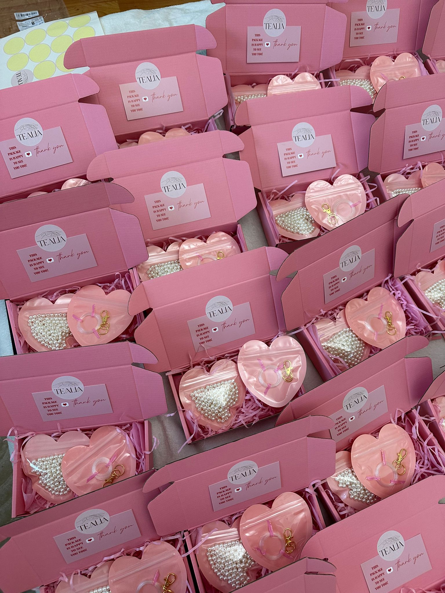 DIY BOX - Pearl Heart Keychain DIY Set