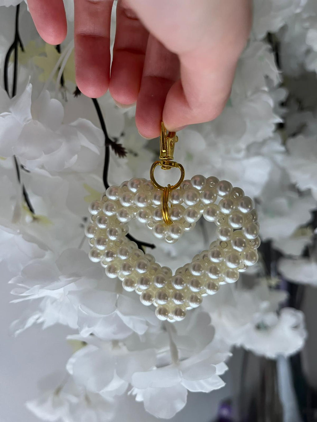 DIY BOX - Pearl Heart Keychain DIY Set
