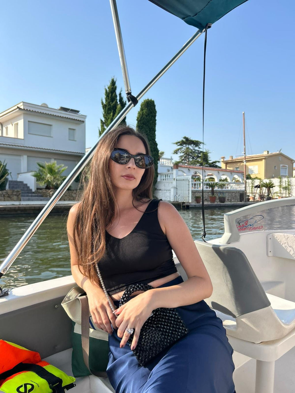 BLAIR Small Beaded Crossbody Bag