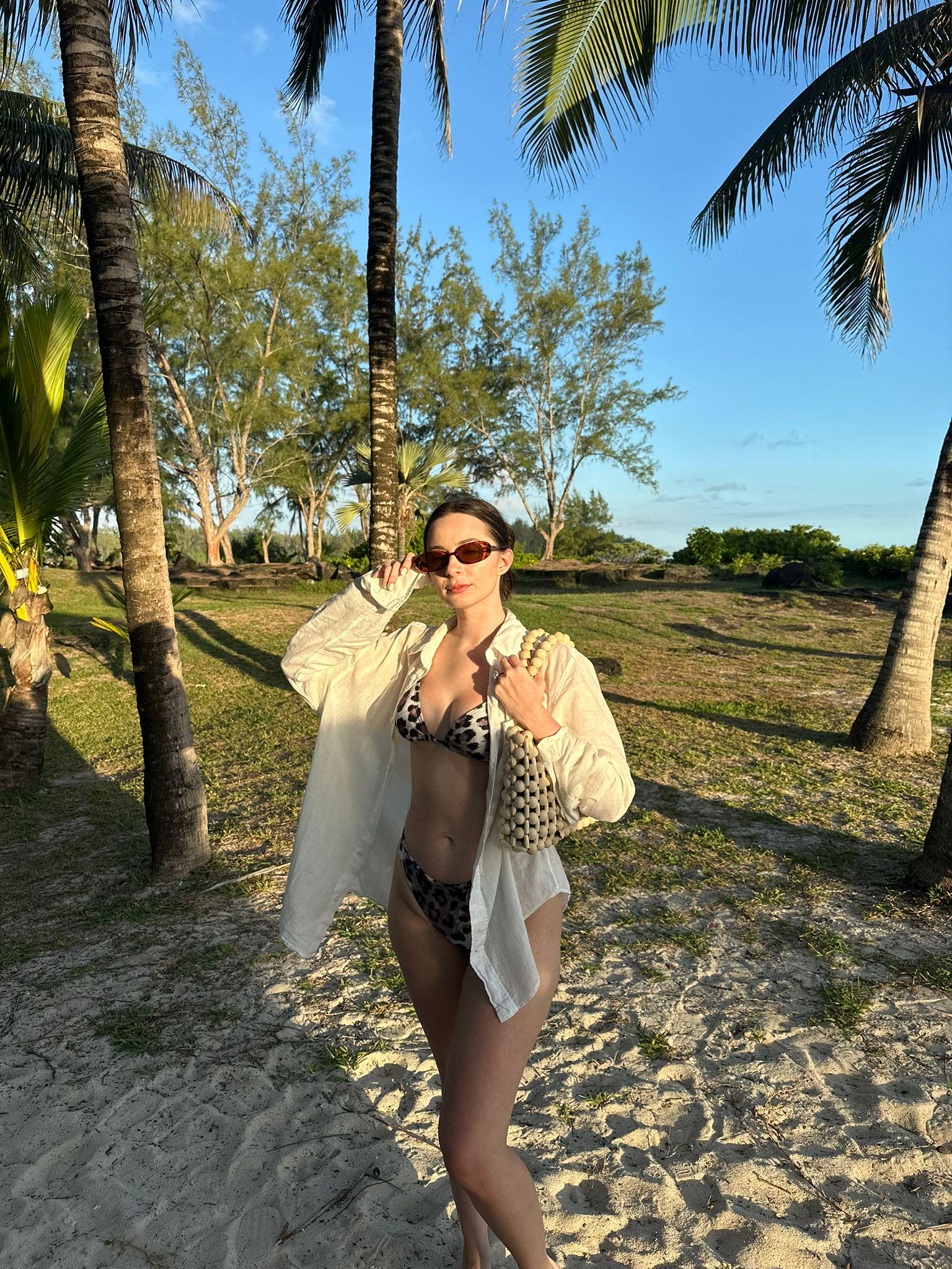 WAYANA Wooden Beaded Tote Bag