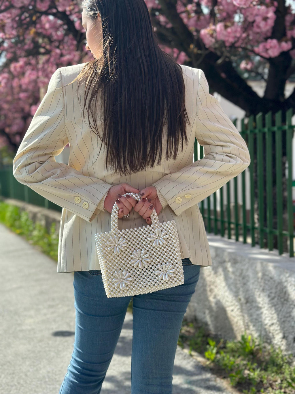 CHLOE Pearl Beaded Bag