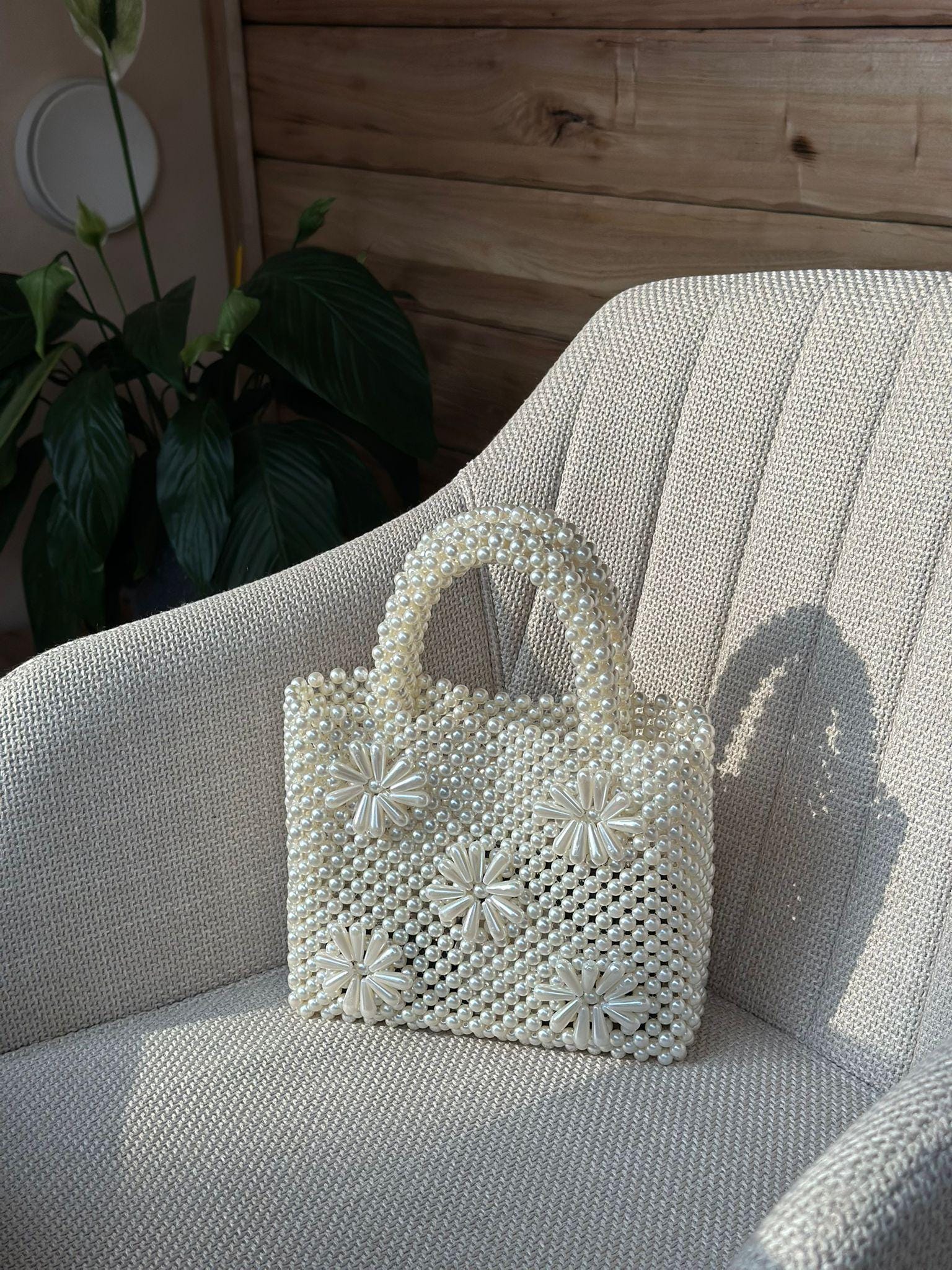 CHLOE Pearl Beaded Bag